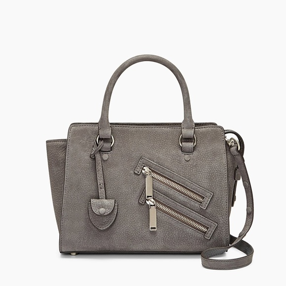 ✨NEW✨ Rebecca Minkoff Small Jamie Satchel New Grey - Picture 2 of 6